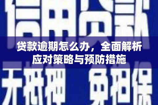 平和贷款逾期怎么办，全面解析应对策略与预防措施