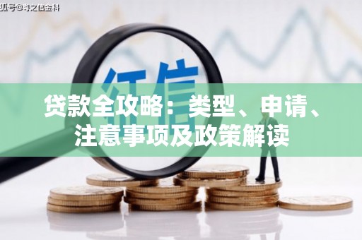 平和贷款全攻略：类型、申请、注意事项及政策解读